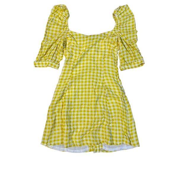 Vanessa Mooney NWT Yellow Dress Size Medium - Picture 3 of 5